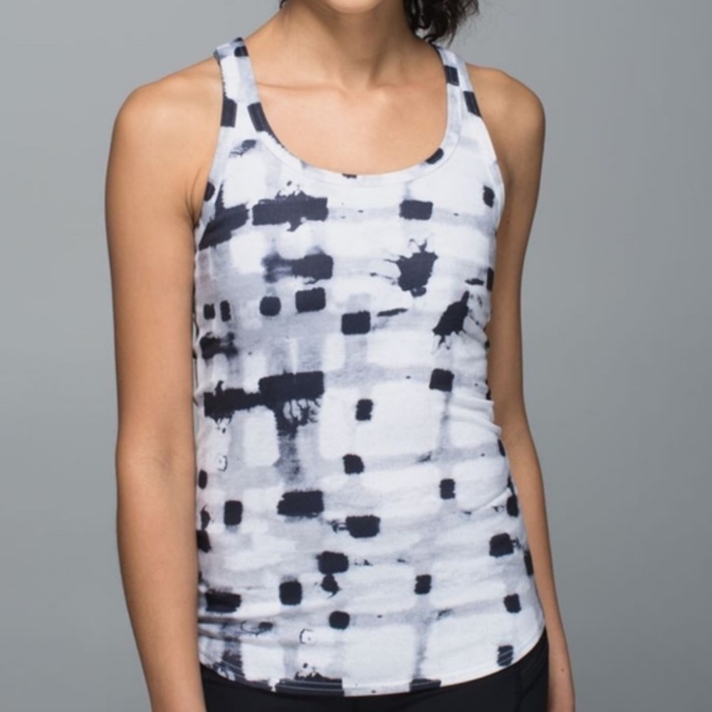 Lululemon Studio Racerback Tank in Ghost Weave